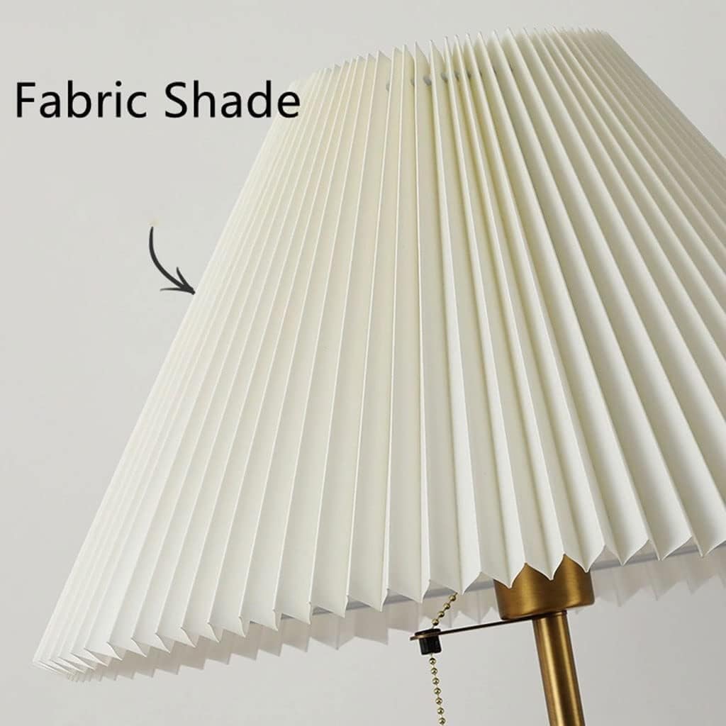 Vintage Pleated Floor Lamp Vertical Table Lamp